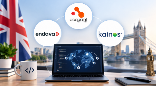 software outsourcing companies in the UK compared, including Acquaint Softtech